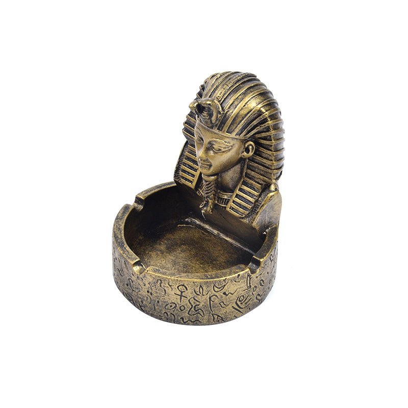 Pharaoh's head ashtray home resin handicraft ornaments