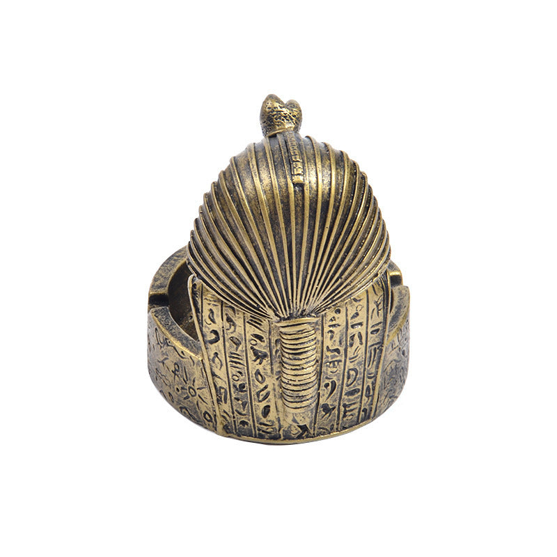 Pharaoh's head ashtray home resin handicraft ornaments