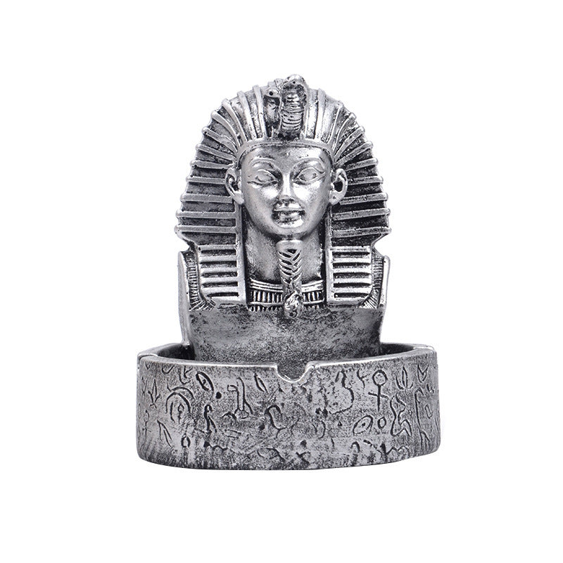 Pharaoh's head ashtray home resin handicraft ornaments