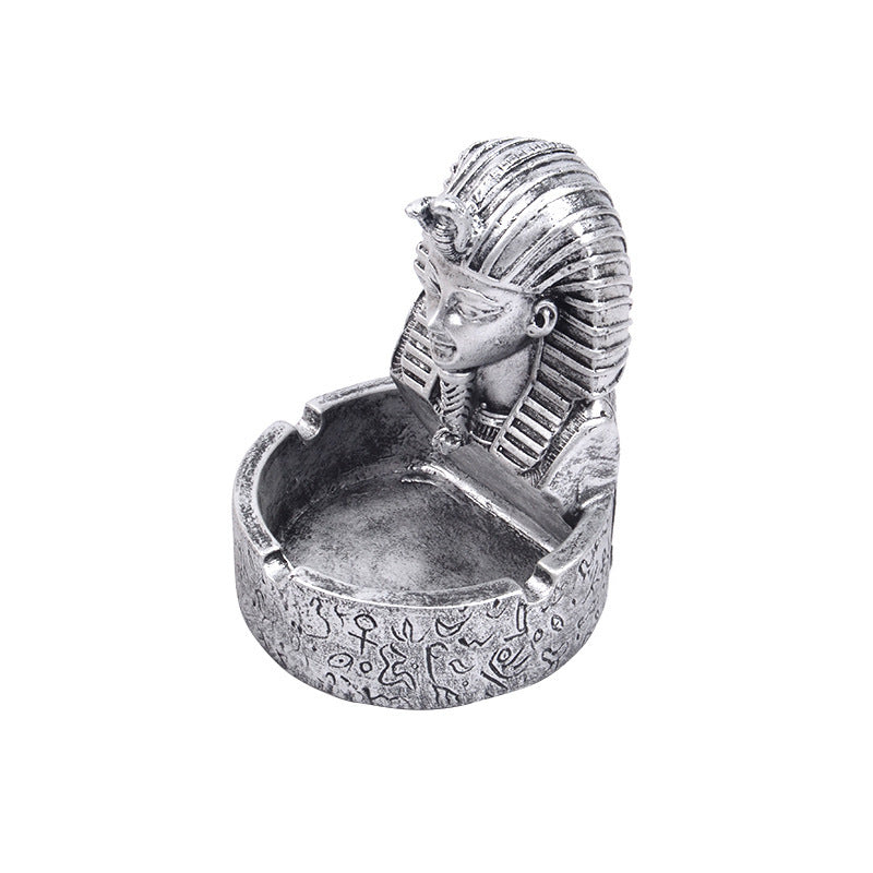 Pharaoh's head ashtray home resin handicraft ornaments