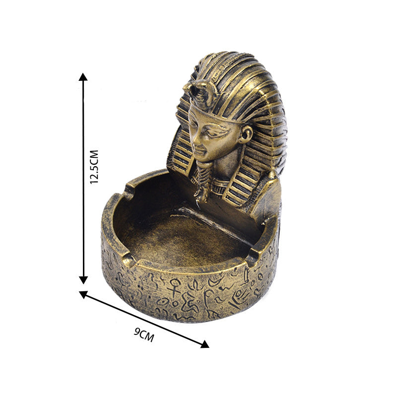 Pharaoh's head ashtray home resin handicraft ornaments