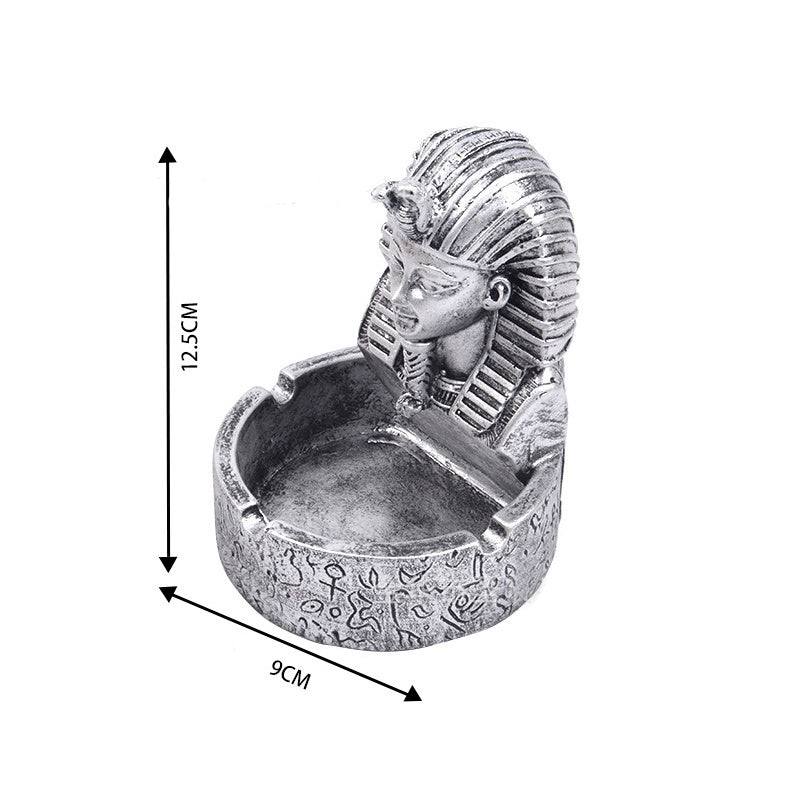 Pharaoh's head ashtray home resin handicraft ornaments